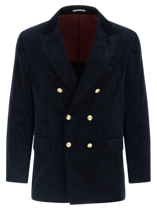 Corduroy Blazer Blue