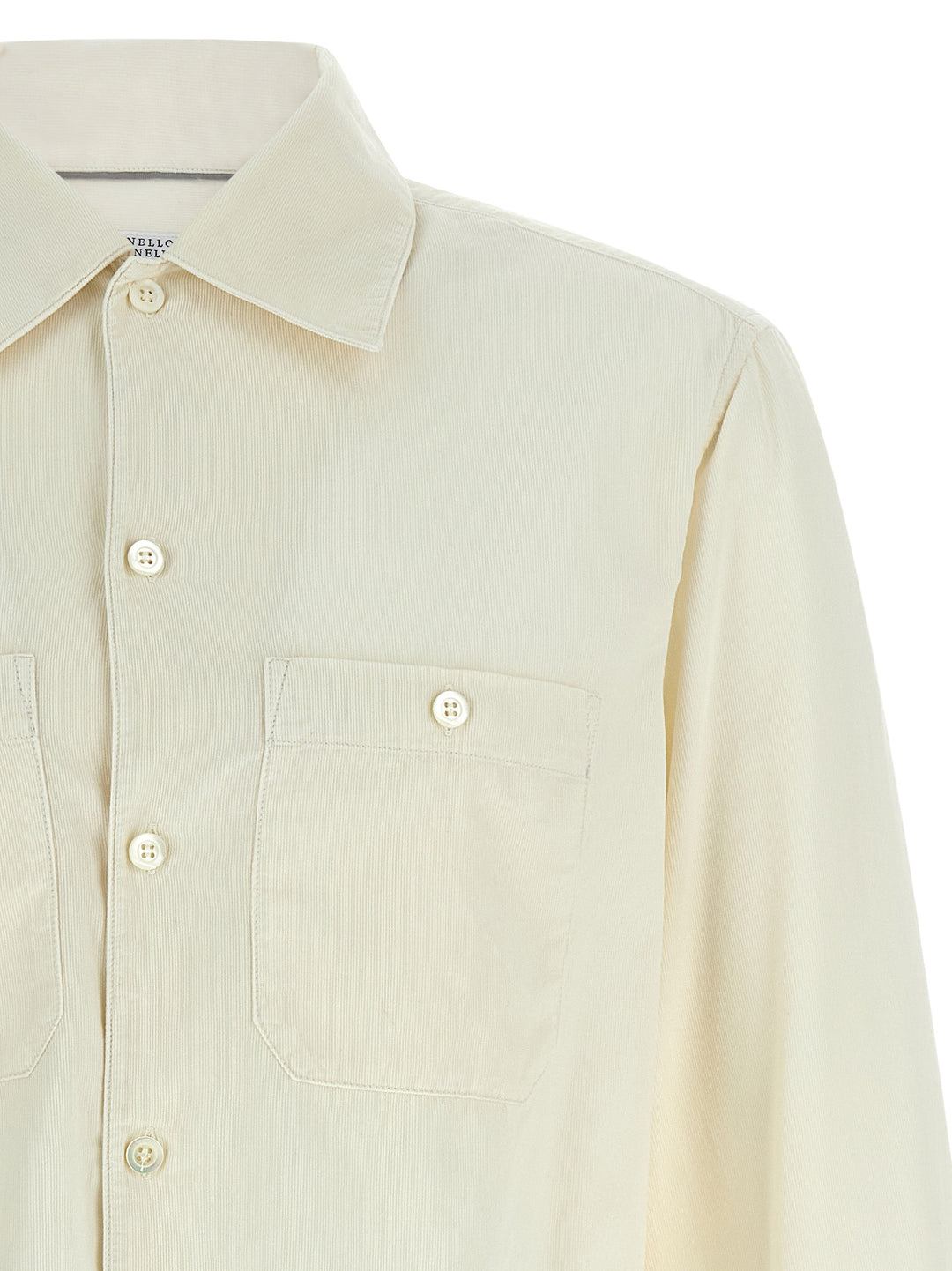 Brunello Cucinelli Corduroy Shirt Shirt and Blouse - Beige | fc67cffa9a05844bfcd500a1e6fe320a9b735bdb