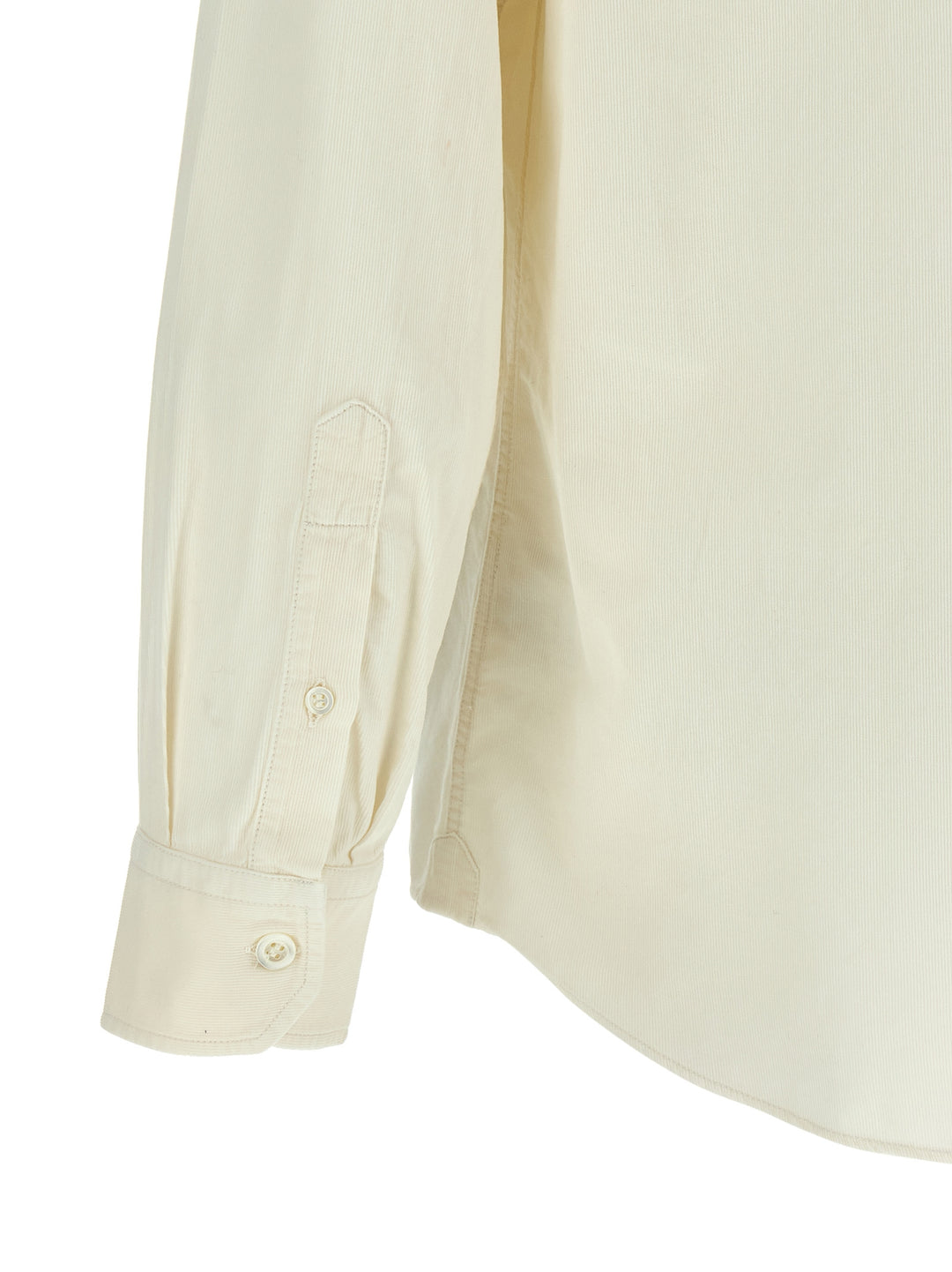 Brunello Cucinelli Corduroy Shirt Shirt and Blouse - Beige | ccc058dafe38c5ab2b381f0efbae5623e69679e8
