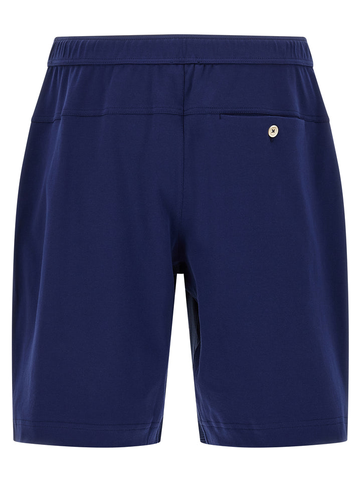 Brunello Cucinelli Interlock Cotton Bermuda Shorts Bermuda and Short - Blue | d99325308f53c5ad2bd14d14a4f8377b482f650f