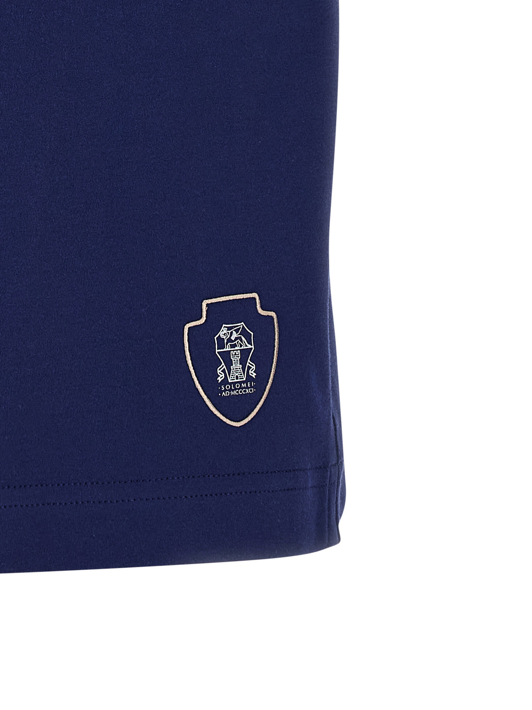 Brunello Cucinelli Interlock Cotton Bermuda Shorts Bermuda and Short - Blue | c1679ede6edcb48da0bb962de5de7e0dbba42d95