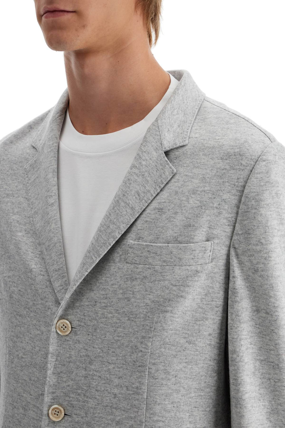 Blazer In Jersey Di Cashmere