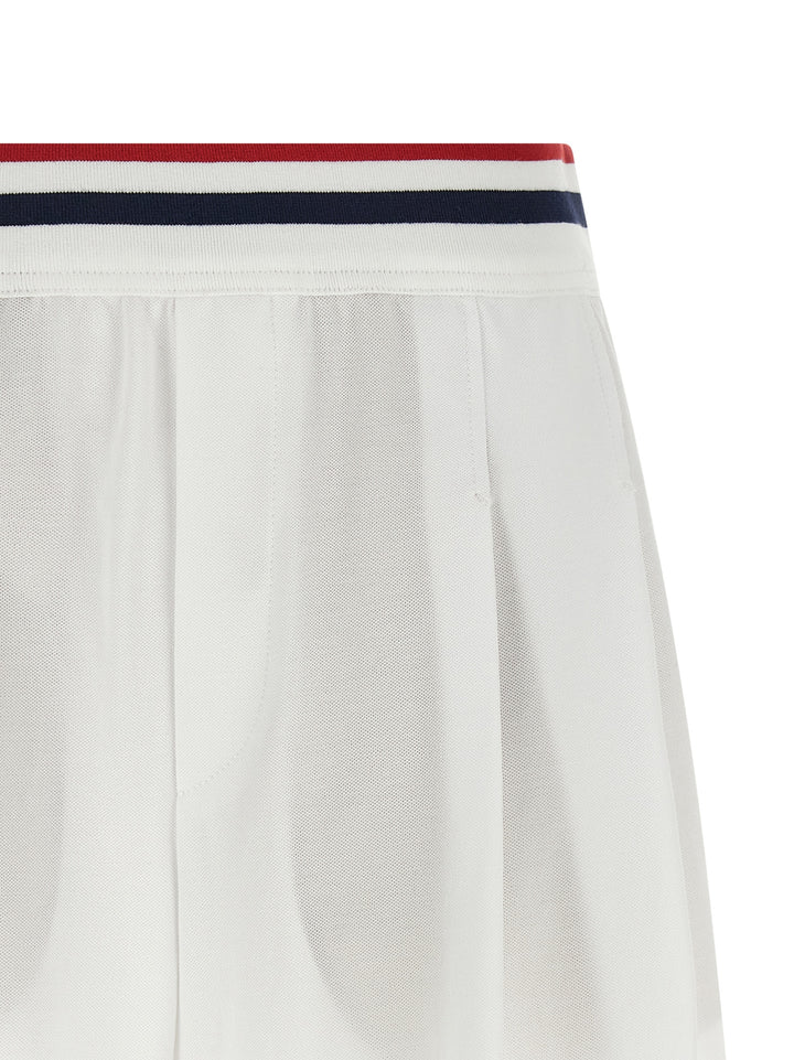 Brunello Cucinelli Heraldic Coat Of Arms Shorts Bermuda and Short - White | e520dc6229d860e909bb67670ea7ed3868f868e4