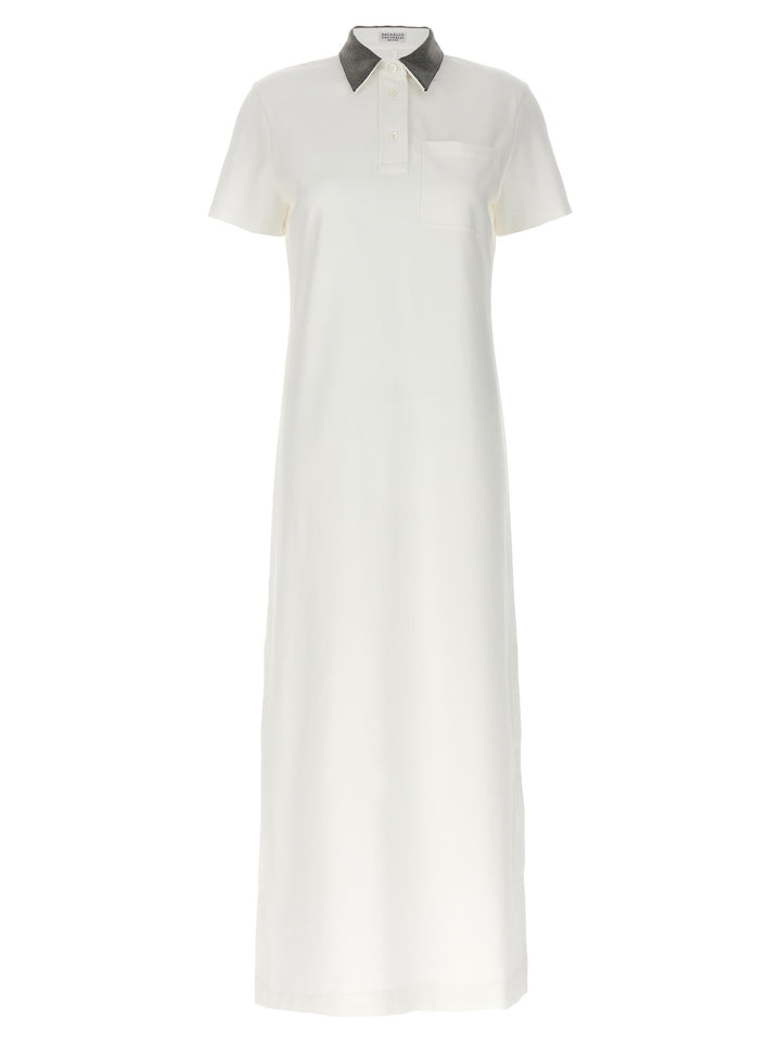 Monile Dresses White