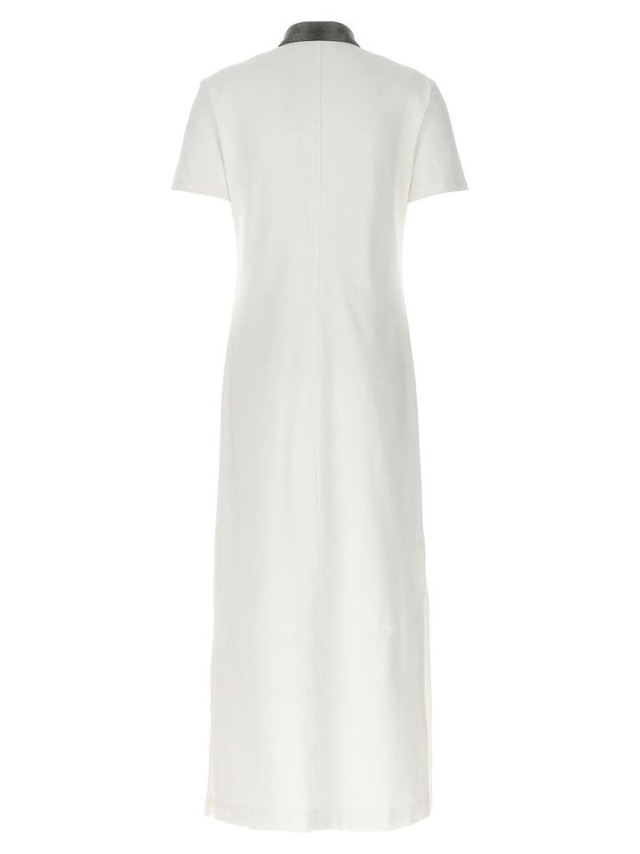 Monile Dresses White