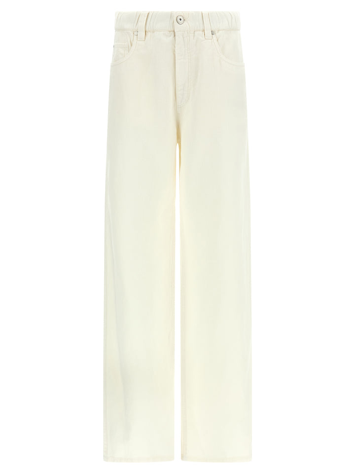Brunello Cucinelli Cotton Trousers Pants - Beige | 3f71efbd1316e1e55fa16359b0739179f4b8b2f5