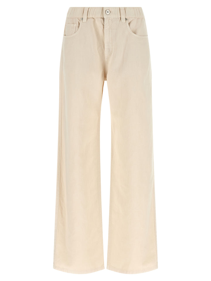 Brunello Cucinelli Contemporary Pants - Beige | 5ed585c0c269ded77ed33991e32c557f9d29f4eb