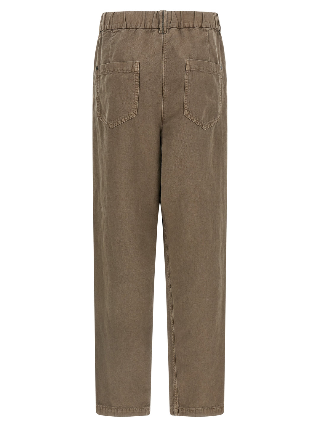 Brunello Cucinelli Cotton Trousers Pants - Brown | 58cdff6162b5b473693f88f1bce1f48e518d5fd6
