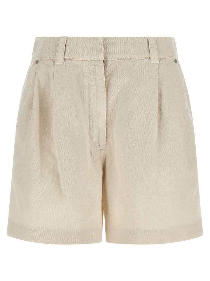 Brunello Cucinelli Baggy Bermuda and Short - Beige | 3f565a1a524e151d466a317a03cf6e49b0e78a98