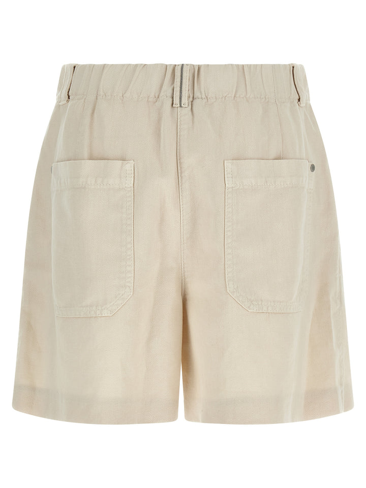 Brunello Cucinelli Baggy Bermuda and Short - Beige | 53c82363fc3e738a87d588aaf8d3929a570e1e96