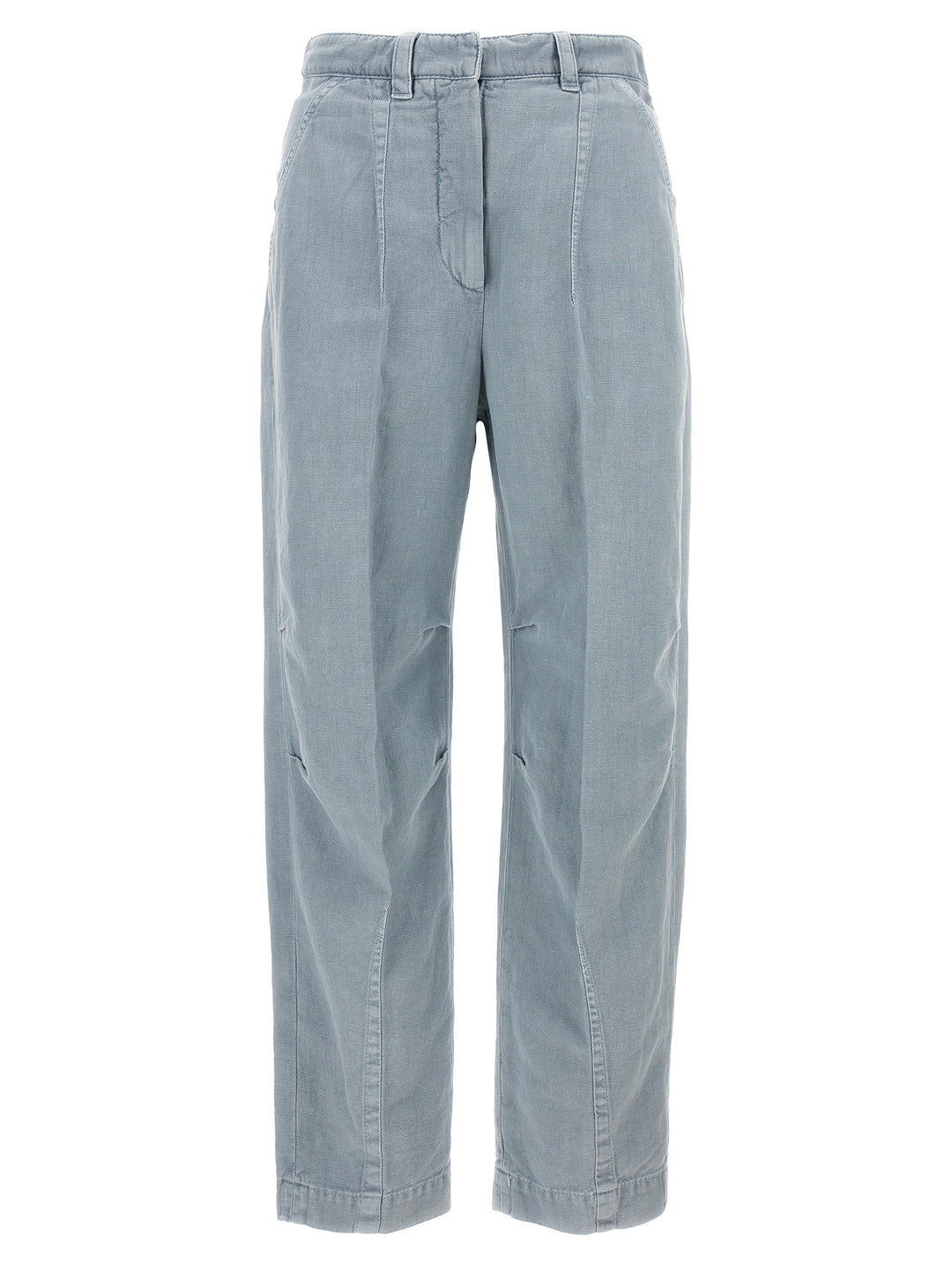 Garment-Dyed Jeans Light Blue