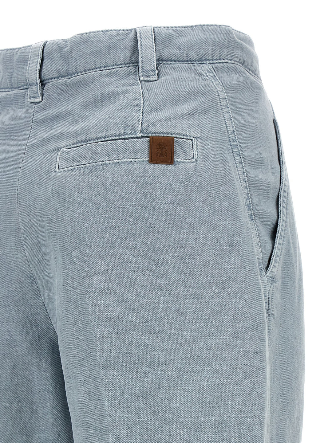 Garment-Dyed Jeans Light Blue