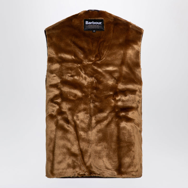 Barbour Chaleco Polar con Cremallera Marrón