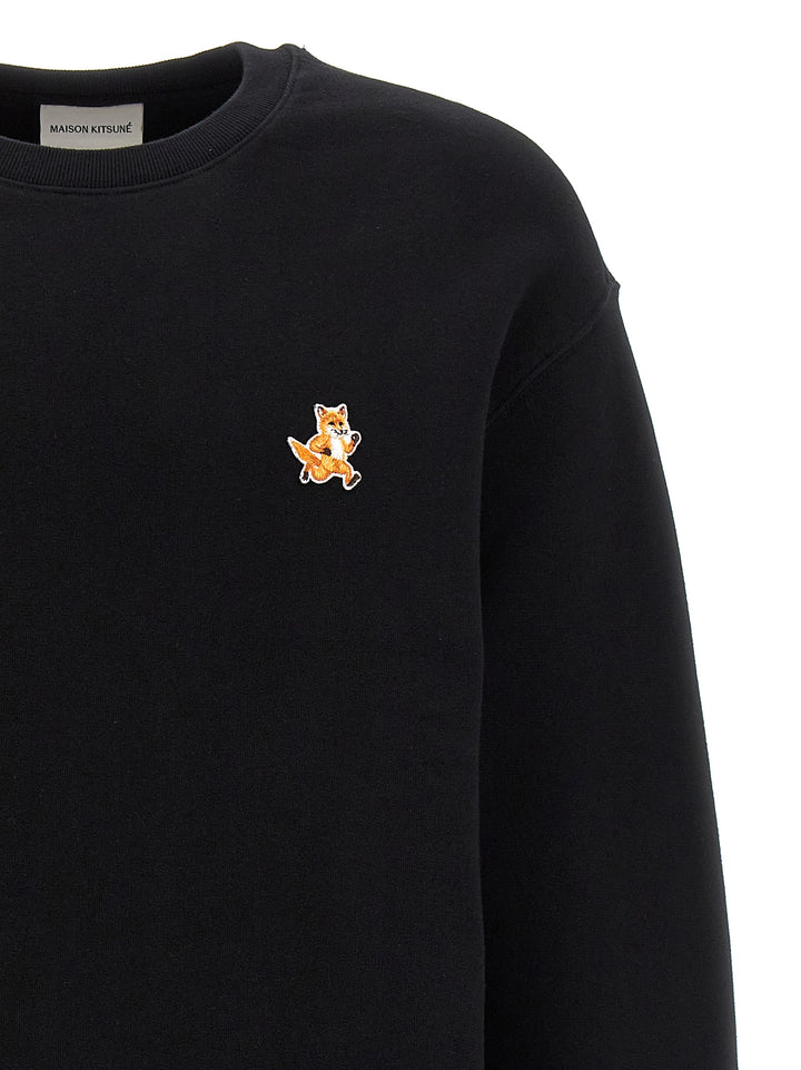 Speedy Fox Patch Sweatshirt Black