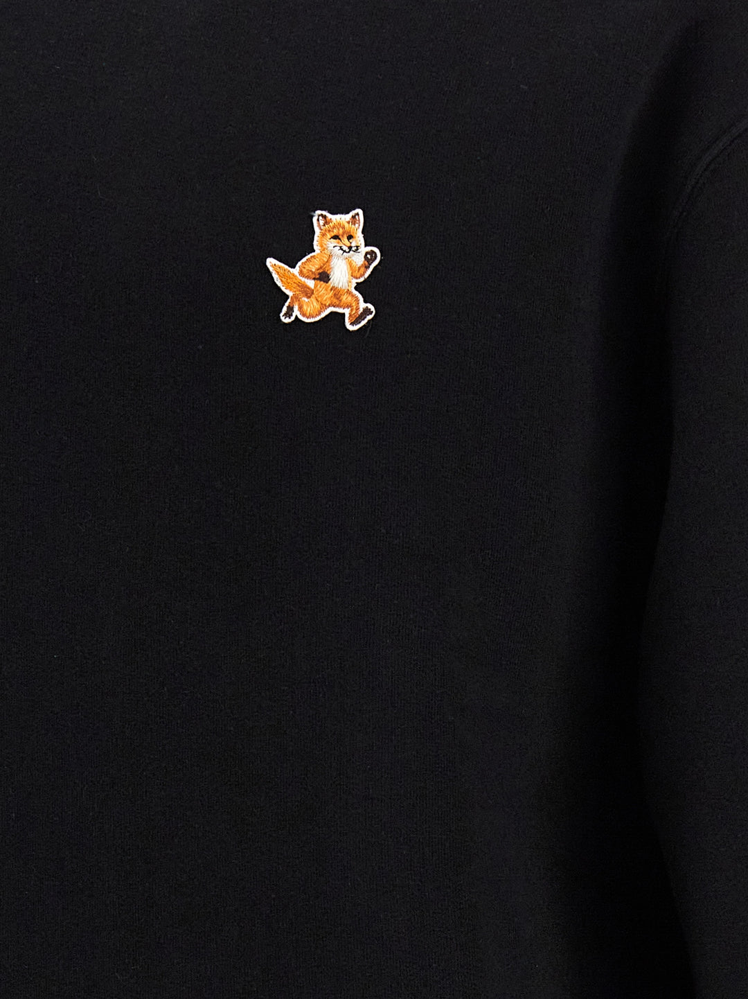 Speedy Fox Patch Sweatshirt Black