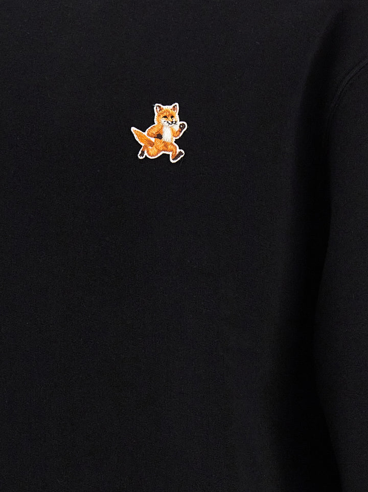 Speedy Fox Patch Sweatshirt Black