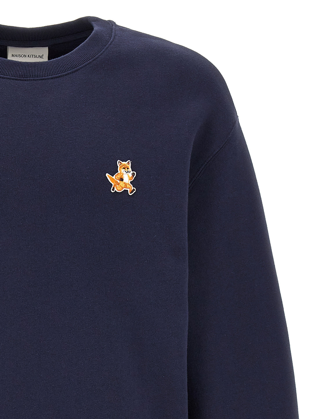 Speedy Fox Patch Sweatshirt Blue