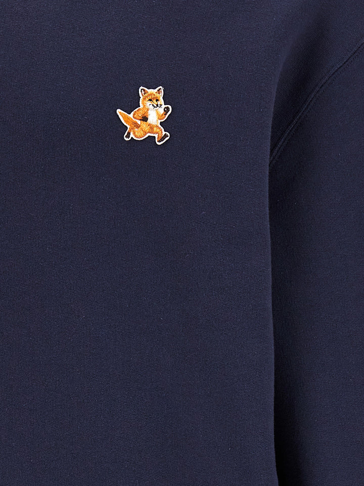 Speedy Fox Patch Sweatshirt Blue