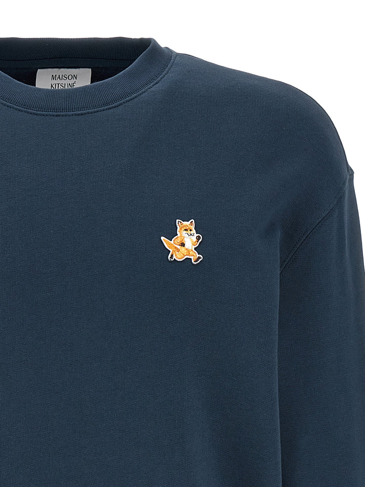 Maison Kitsune Speedy Fox Sweatshirt - Blue | 0fd17b510c8fc3b01482261018a163c4909651cb