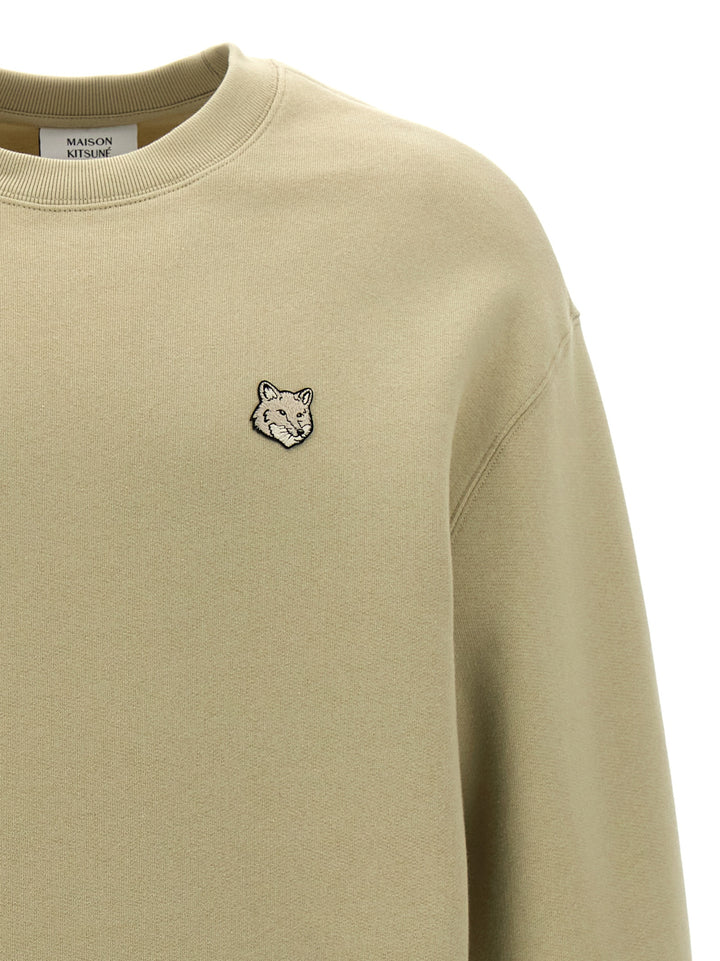 Bold Fox Head Sweatshirt Green