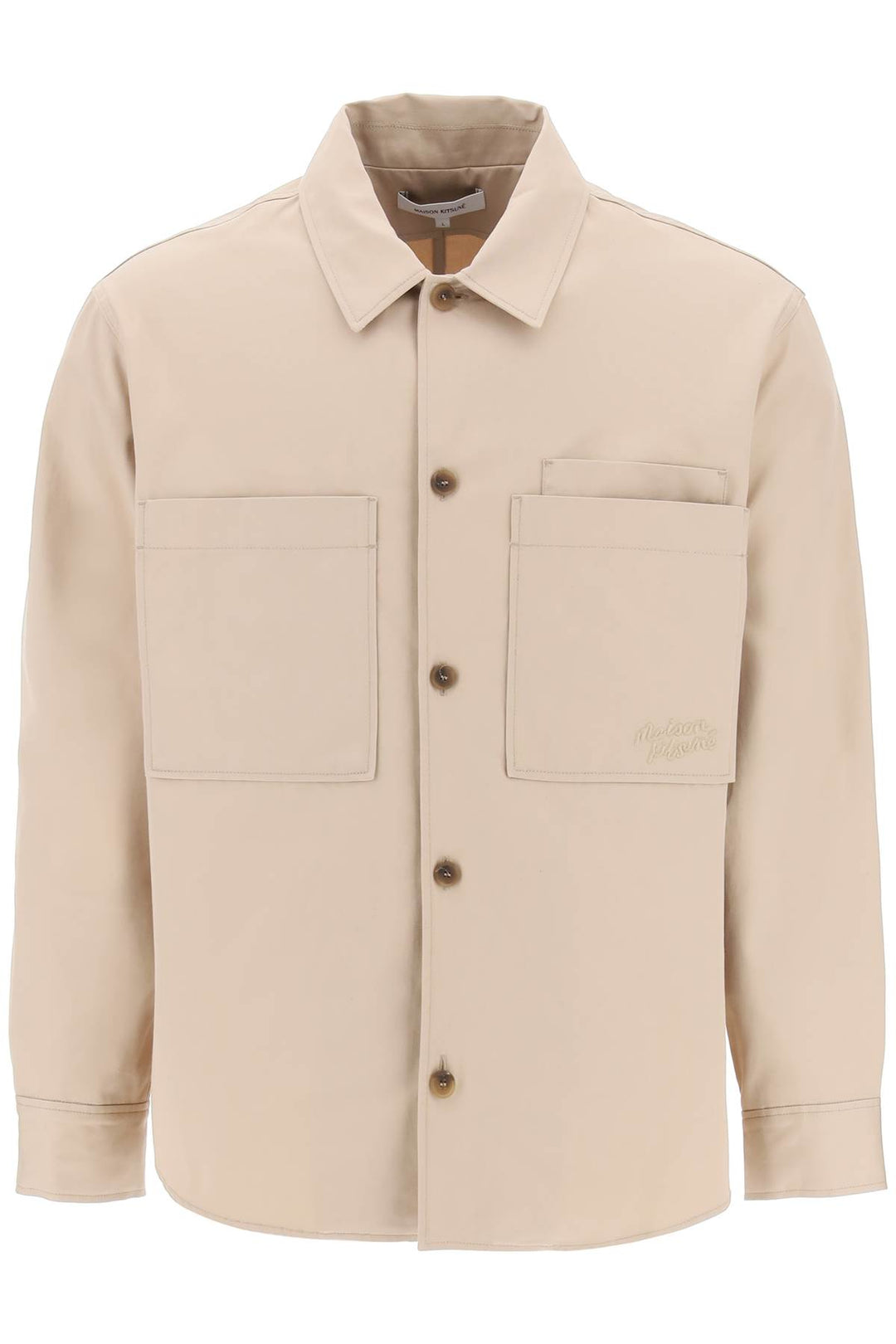 Overshirt In Gabardina Di Cotone