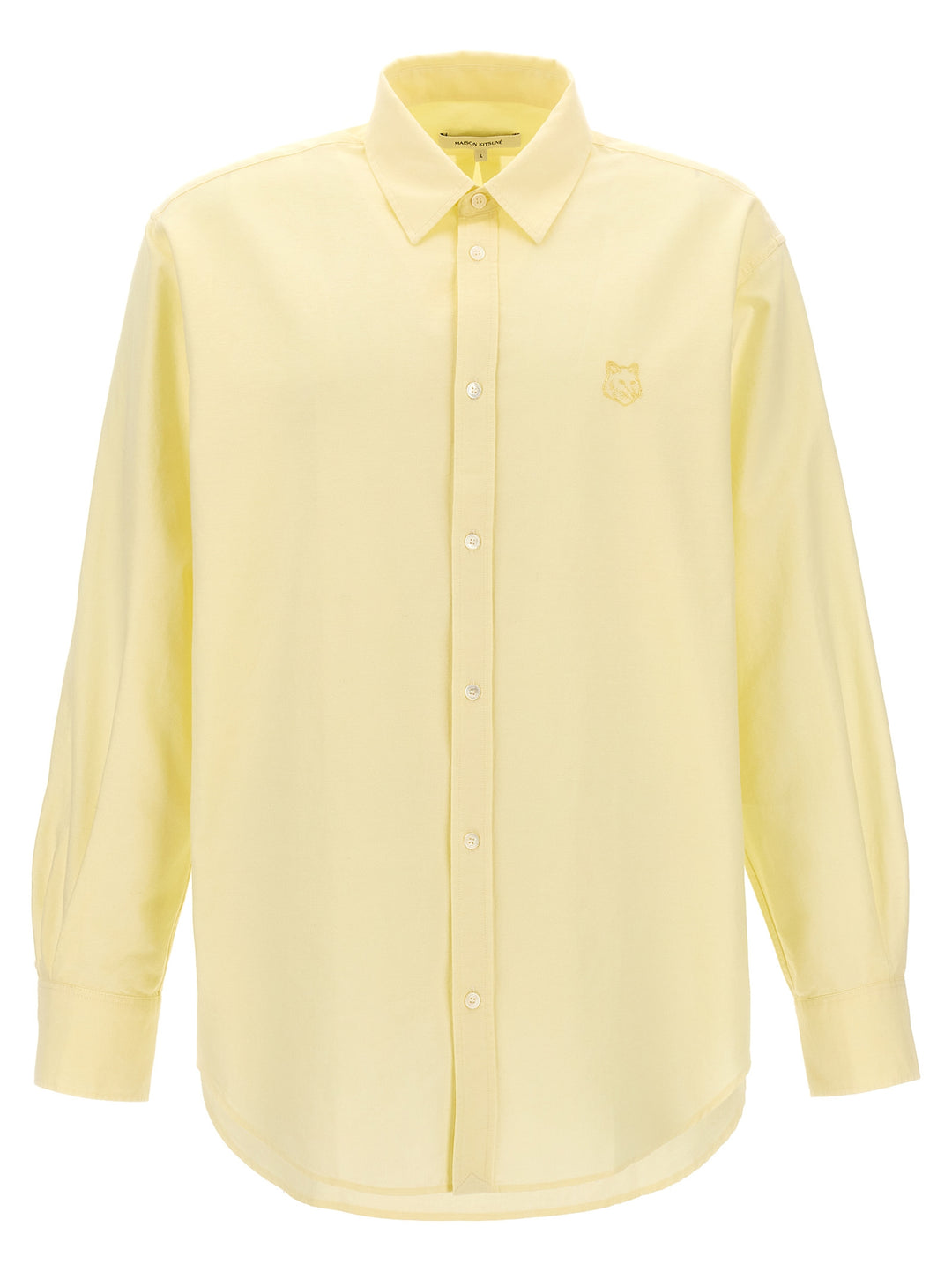 Contour Fox Head Skate Shirt, Blouse Yellow