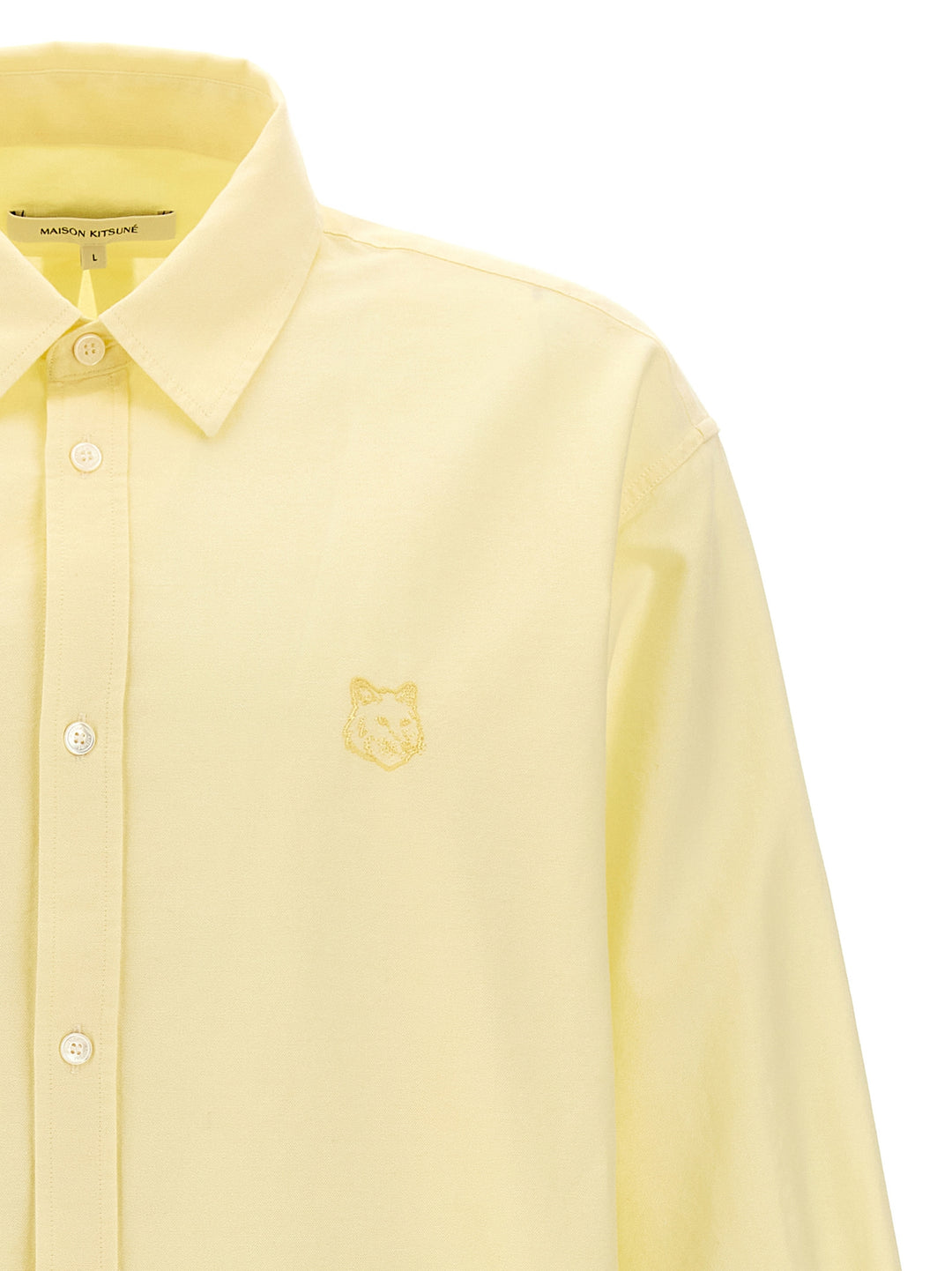 Contour Fox Head Skate Shirt, Blouse Yellow