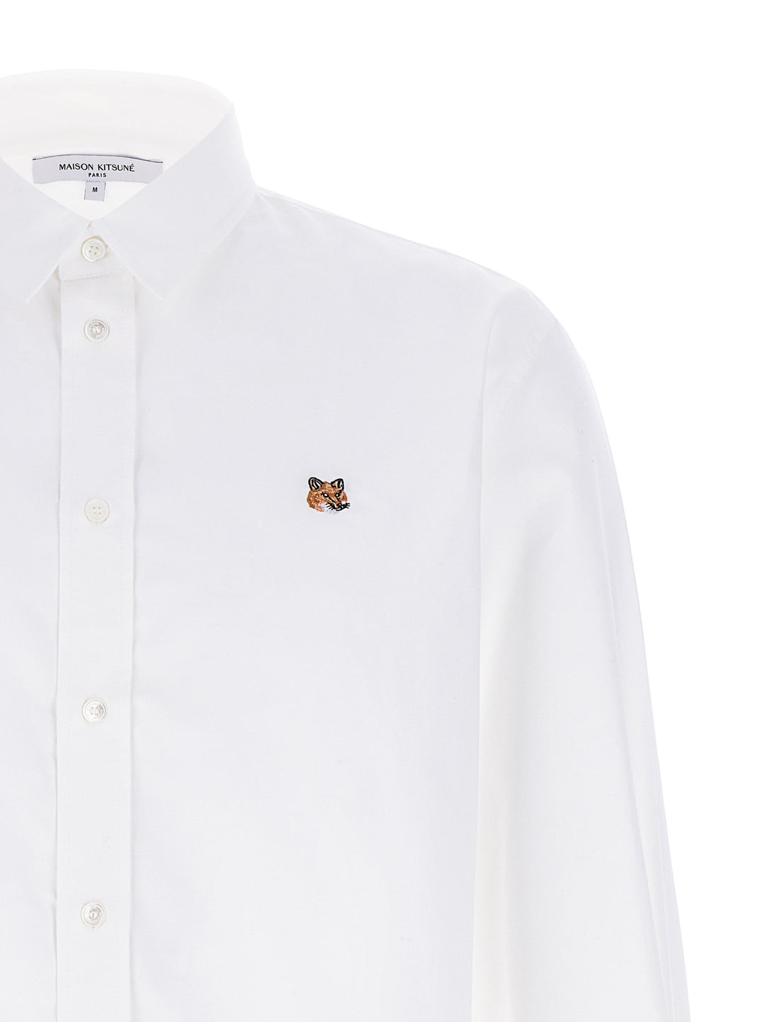 Maison Kitsune Fox Head Shirt and Blouse - White | f8f9b64fb21736bfac93530818d92facb35dc526