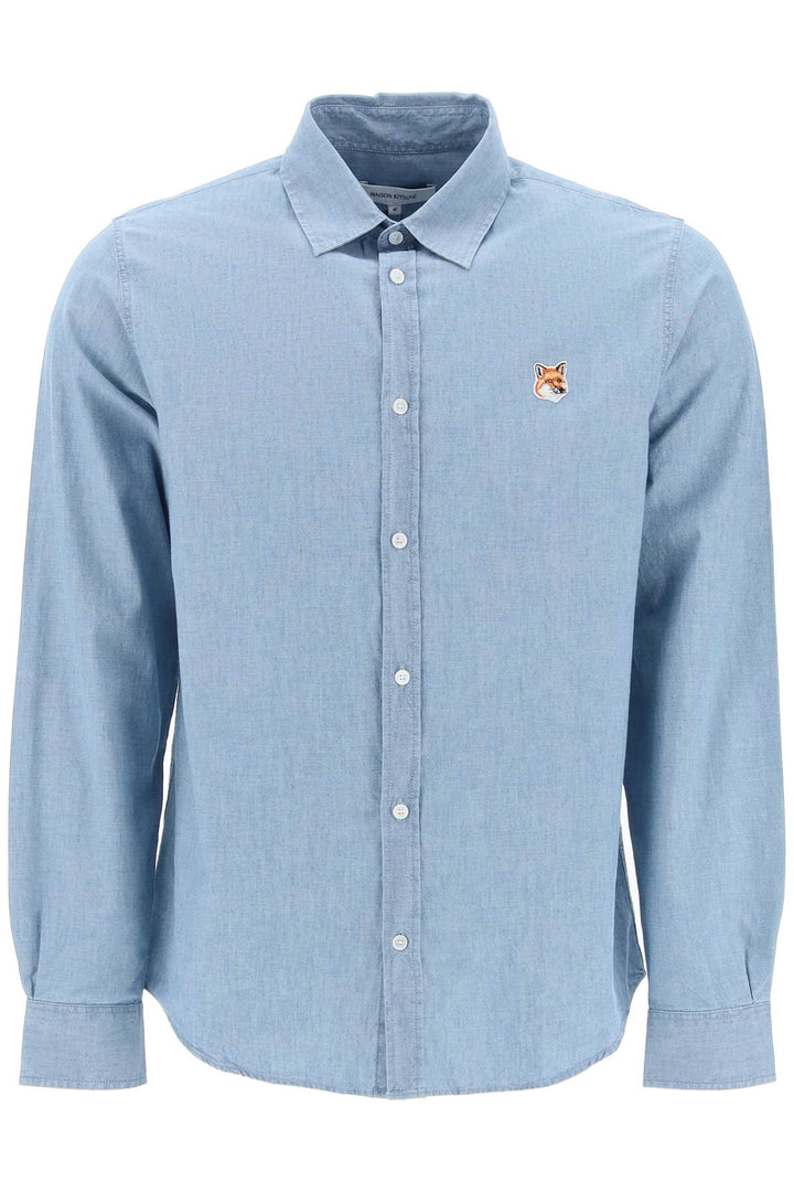 Camicia In Chambray Di Cotone Fox Head