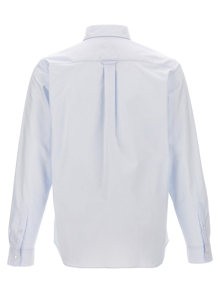 Mini Fox Head Classic Shirt, Blouse Light Blue