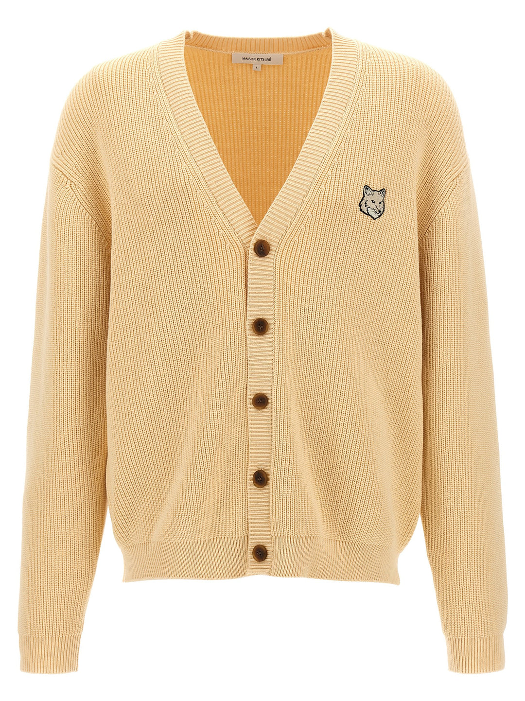 Bold Fox Head Sweater, Cardigans Beige