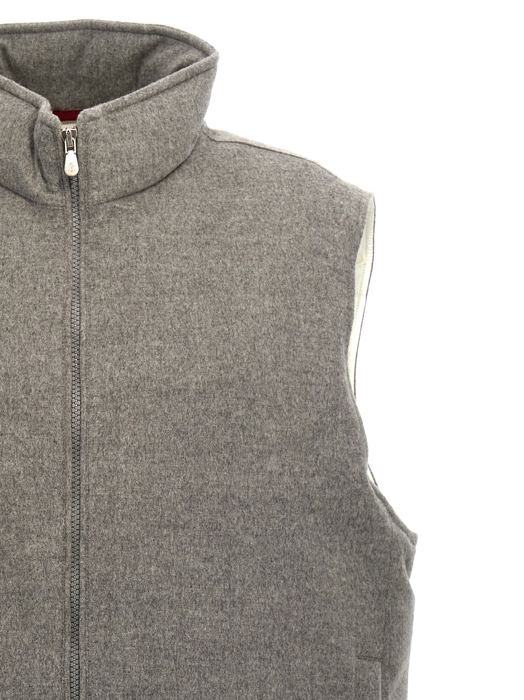 Cashmere Vest Gilet Gray