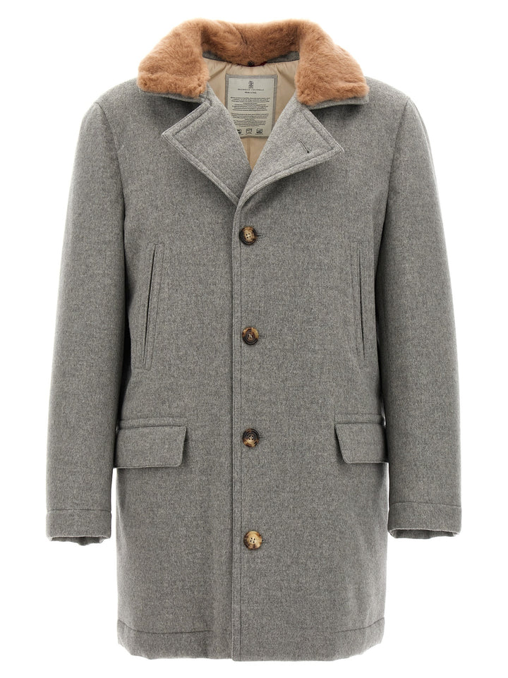 Cashmere Jacket Casual Jackets, Parka Gray