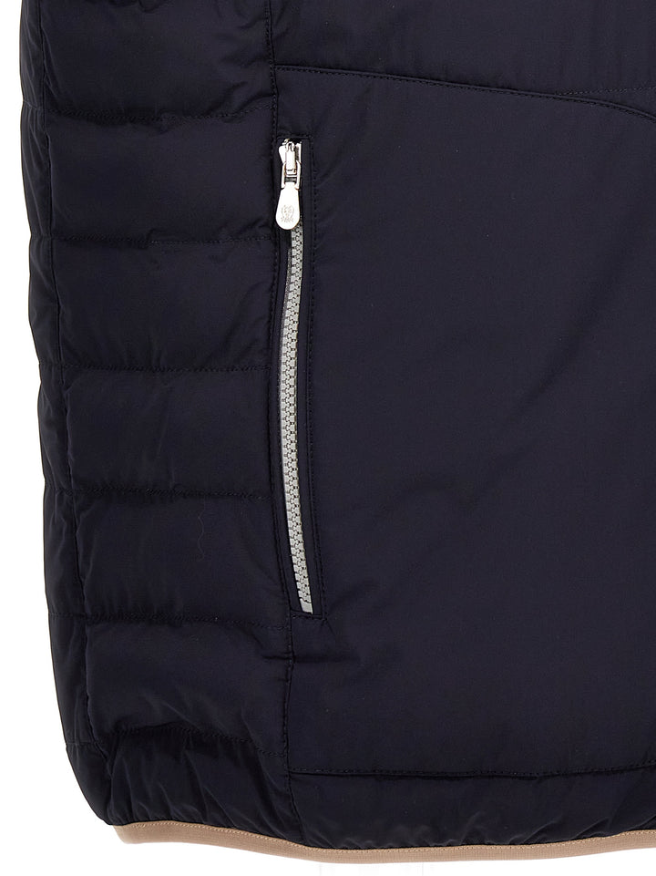 Padded Vest Gilet Blue