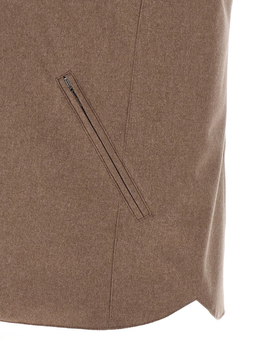 Brunello Cucinelli Padded Wool Vest Gilet - Beige | 105ef7f39d133c0dac9a88539ca6002b3bada221