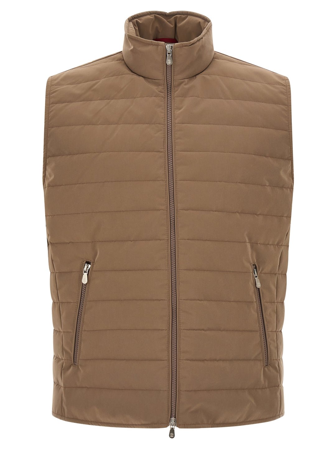 Brunello Cucinelli Quilted Vest Gilet - Beige | 8527d0e66b7789356be04242a794ae8cc95443c1