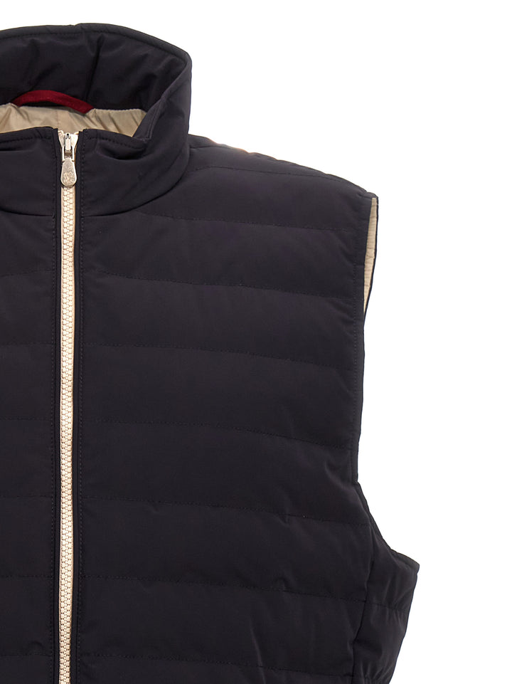 Padded Vest Gilet Blue