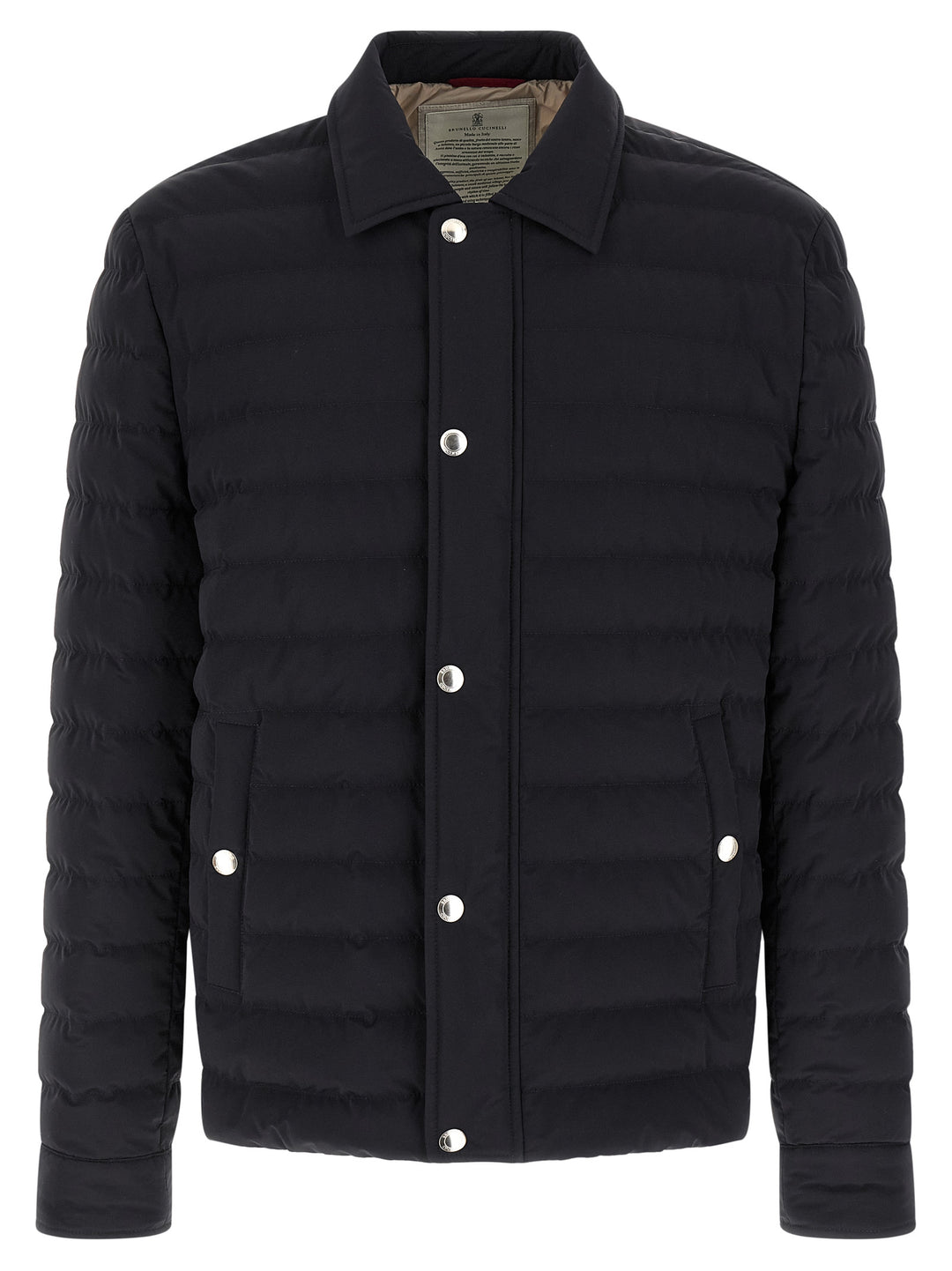 Brunello Cucinelli Shirt Down Jacket Puffer Jackets - Blue | 5aacbc90f83b045124ad35815cfcf7ebe06ba749