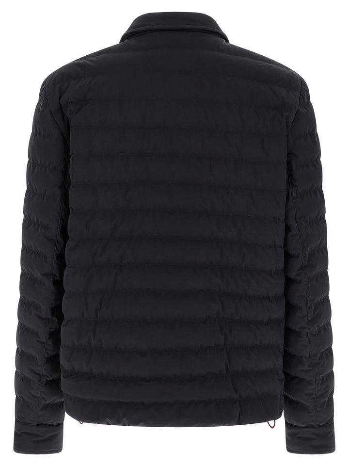 Brunello Cucinelli Shirt Down Jacket Puffer Jackets - Blue | cee03e513e5a77053772c3671b904538e4b07f7c