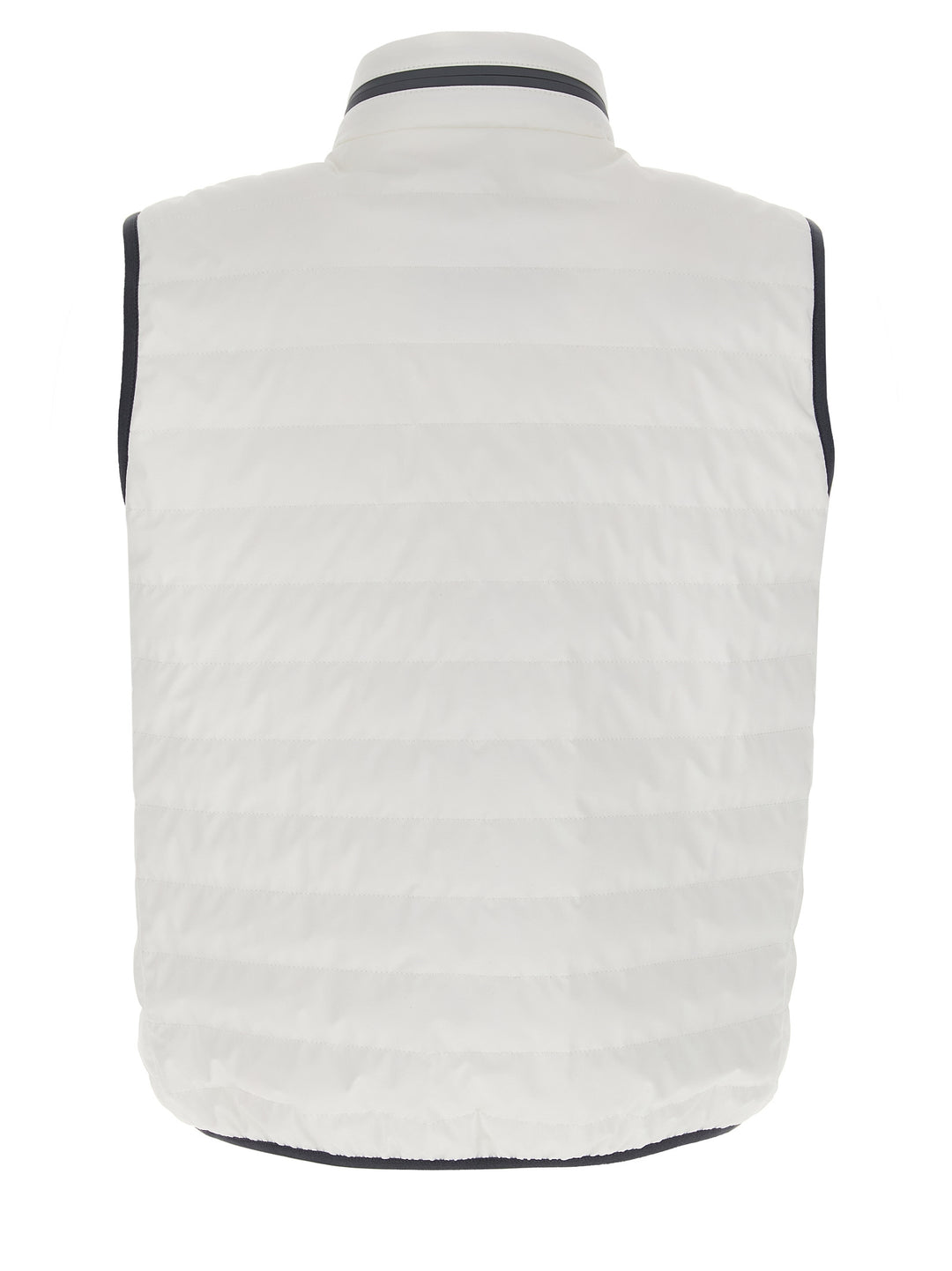 Logo Vest Gilet White