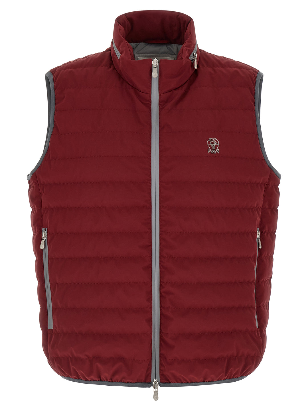 Brunello Cucinelli Logo Vest Gilet - Red | 922f570f05c5456673c34f4897c15f368c737daa