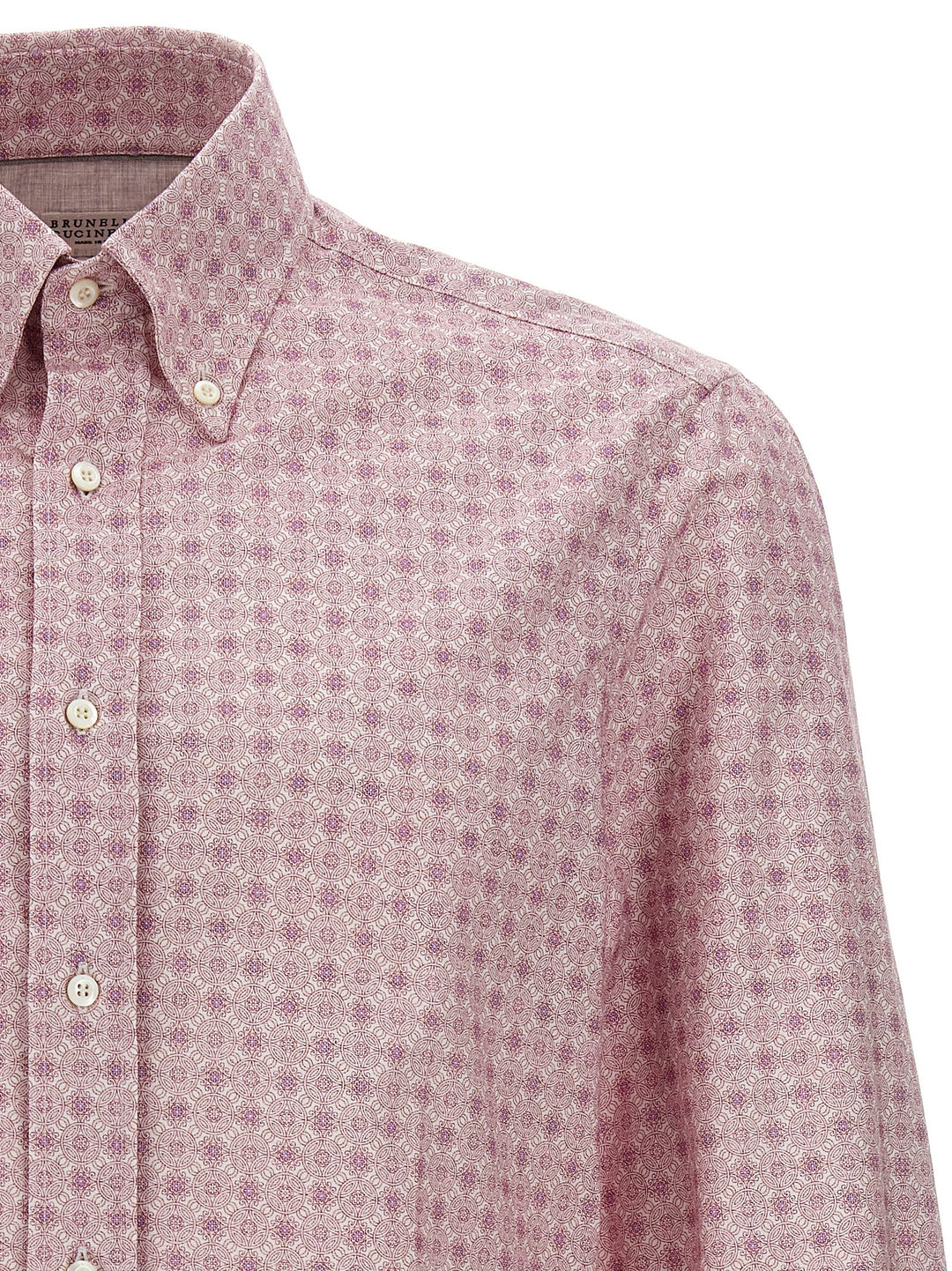 Micro Patterned Shirt Shirt, Blouse Pink