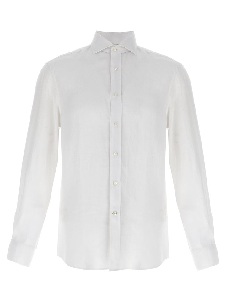 Linen Shirt Shirt, Blouse White