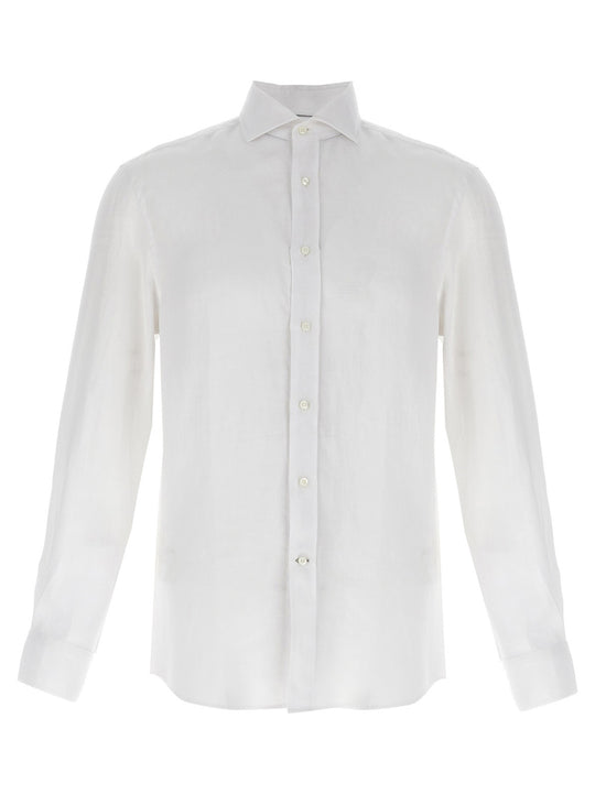Linen Shirt Shirt And Blouse White