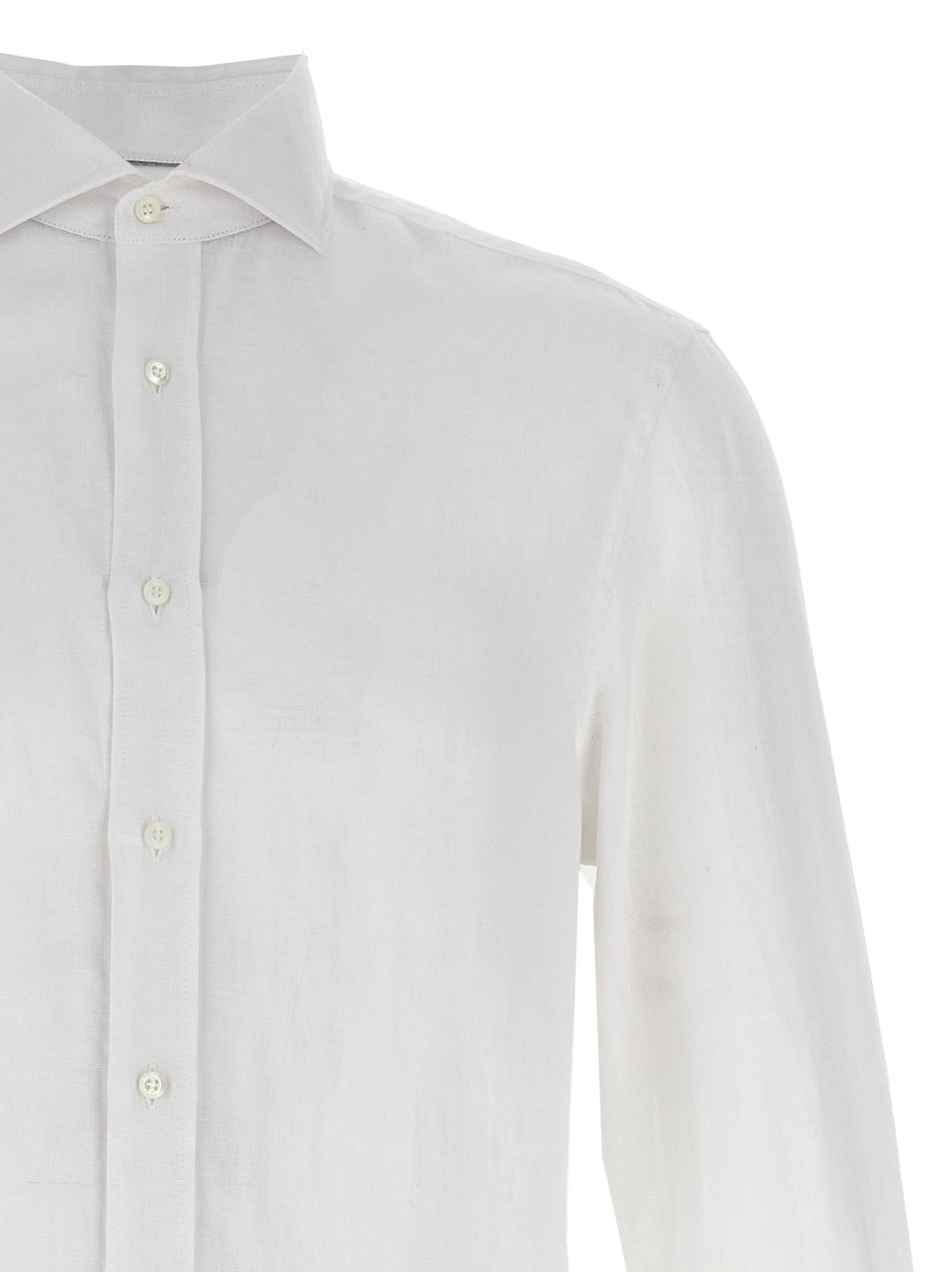 Linen Shirt Shirt, Blouse White