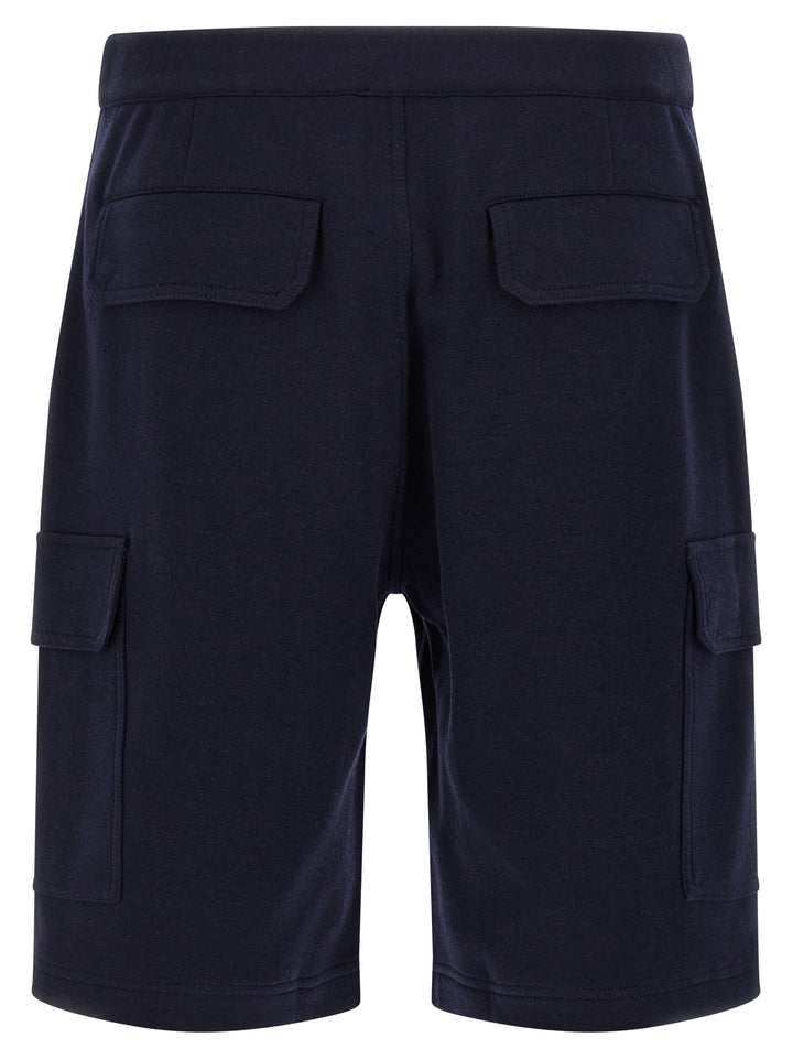 Brunello Cucinelli Cargo Bermuda Shorts Bermuda and Short - Blue | d95bab3db39760c27cad082759e17db64899d911