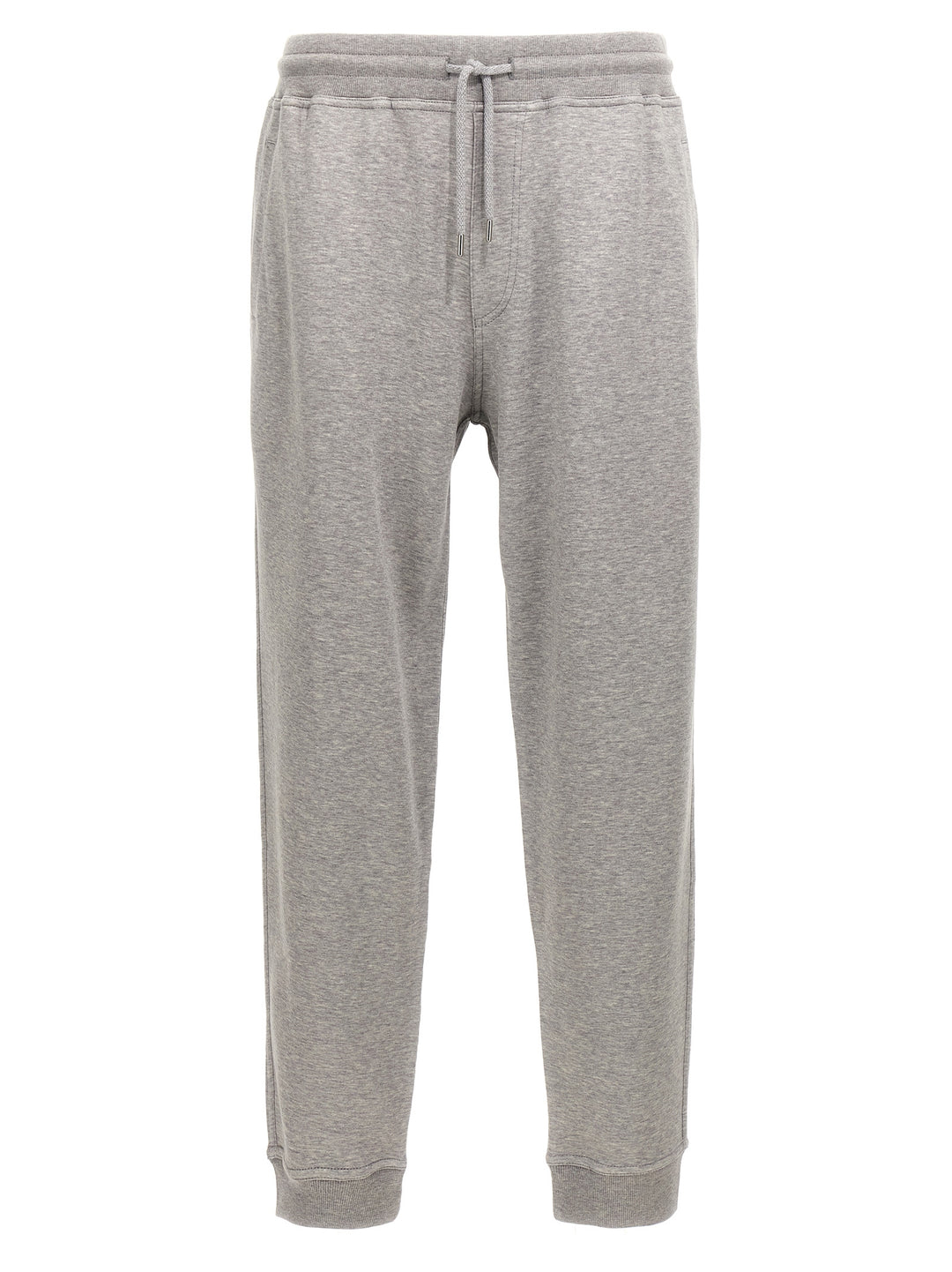 Cotton Blend Joggers Pants Gray