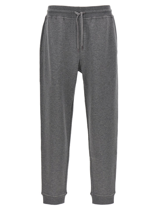 Cotton Blend Joggers Pants Gray