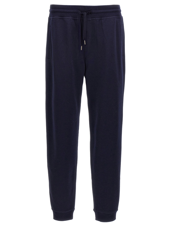 Brunello Cucinelli Cotton Blend Joggers Pants - Blue | 9562cdc0884a58e72343cc02db069fbfa771abce