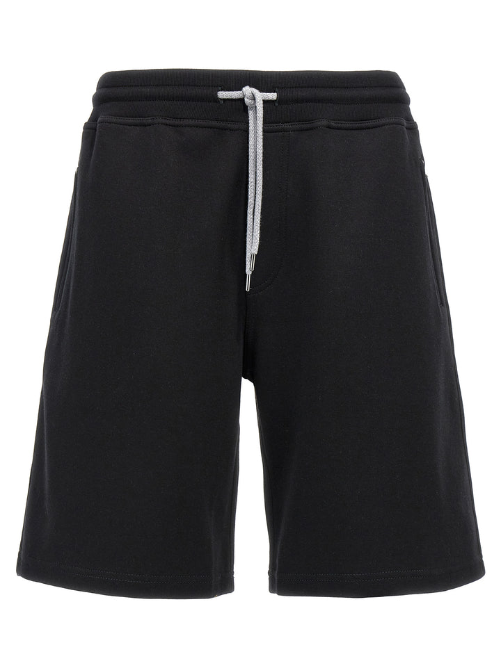 Cotton Blend Bermuda Shorts Bermuda, Short Black